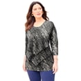 thumbnail image 1 of Catherines Women's Plus Size Poetry Tiered Tee, 1 of 4