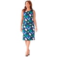 thumbnail image 1 of Catherines Women's Plus Size Ponte Sleeveless Shift Dress, 1 of 1