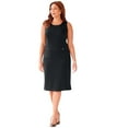 thumbnail image 1 of Catherines Women's Plus Size Ponte Sleeveless Shift Dress, 1 of 4