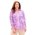 thumbnail image 1 of Catherines Women's Plus Size Print Buttonfront Shirt, 1 of 6