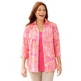 thumbnail image 1 of Catherines Women's Plus Size Print Buttonfront Shirt, 1 of 6