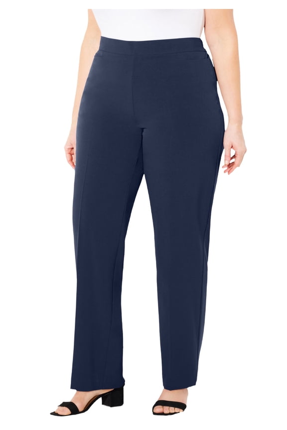 Women's Plus Size Refined Pull-On Curvy Pant