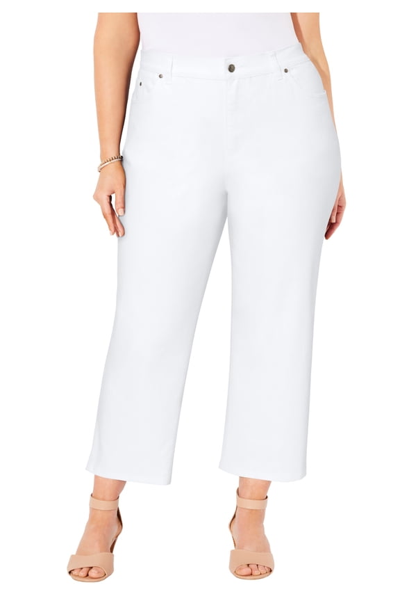 Women's Plus Size Right Fit Curvy Crop Jean
