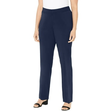 Catherines Women's Plus Size Right Fit Pant (Moderately Curvy)