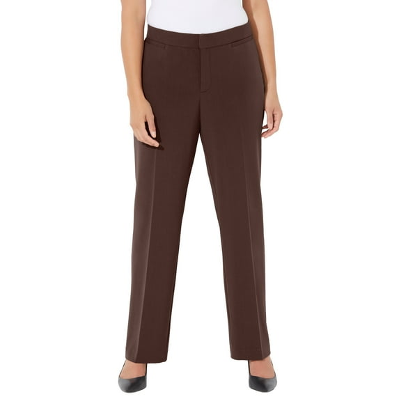 Catherines Women's Plus Size Right Fit Pant (Moderately Curvy)