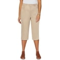 thumbnail image 1 of Catherines Women's Plus Size Sateen Stretch Capri, 1 of 4