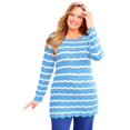 thumbnail image 1 of Catherines Women's Plus Size Scallop-Detail Knit Sweater, 1 of 1