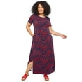 thumbnail image 1 of Catherines Women's Plus Size Scoopneck Maxi Dress, 1 of 3