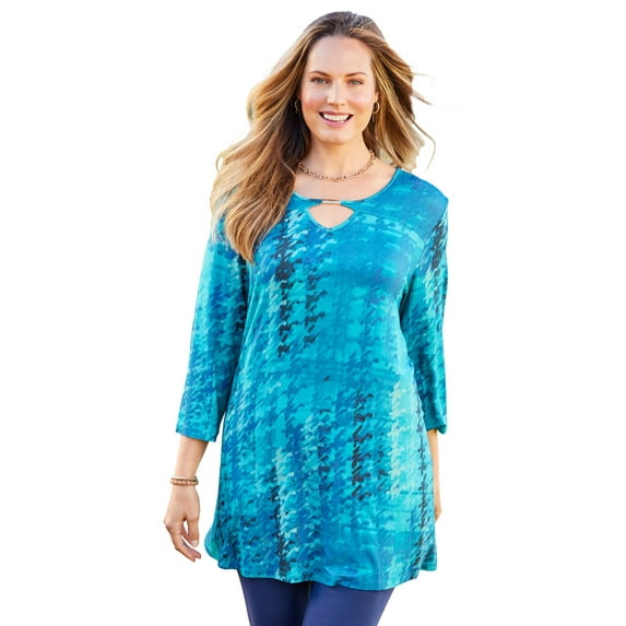 Catherines Women's Plus Size Seasonless Swing Tunic