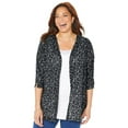 thumbnail image 1 of Catherines Women's Plus Size Shadow Stripe Cardigan, 1 of 5