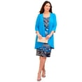 thumbnail image 1 of Catherines Women's Plus Size Soft Knit Jacket Dress, 1 of 6