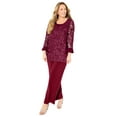 thumbnail image 1 of Catherines Women's Plus Size Soutache 2-Piece Pant Suit, 1 of 1
