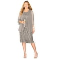 thumbnail image 1 of Catherines Women's Plus Size Sparkling Lace Jacket Dress, 1 of 5