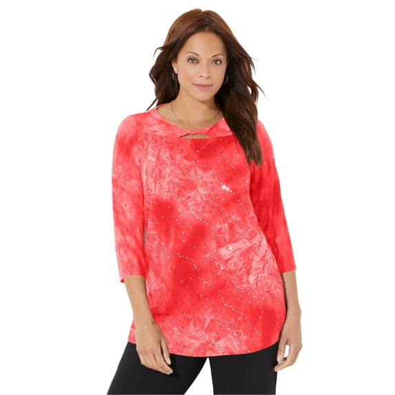 Catherines Women's Plus Size Starlight Top