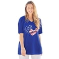 thumbnail image 1 of Catherines Women's Plus Size Stars & Shine Tee, 1 of 6