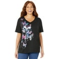 thumbnail image 1 of Catherines Women's Plus Size Stars & Shine Tee, 1 of 6