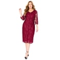 thumbnail image 1 of Catherines Women's Plus Size Strawbridge Fit & Flare Dress, 1 of 3