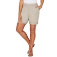 thumbnail image 1 of Catherines Women's Plus Size Stretch Knit Waist Cargo Short, 1 of 4