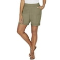 thumbnail image 1 of Catherines Women's Plus Size Stretch Knit Waist Cargo Short, 1 of 3