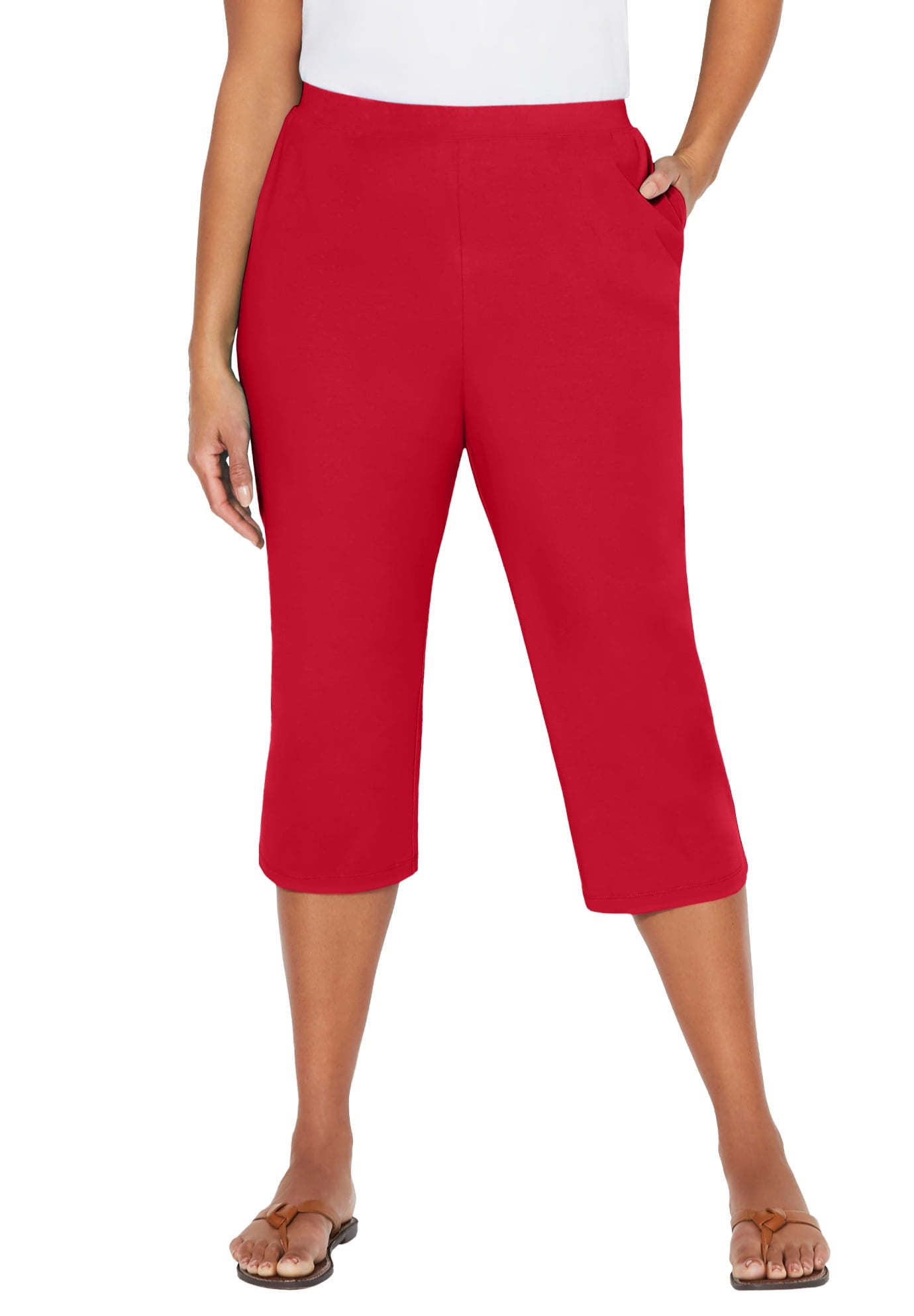 Catherines Women's Plus Size Suprema Capri 