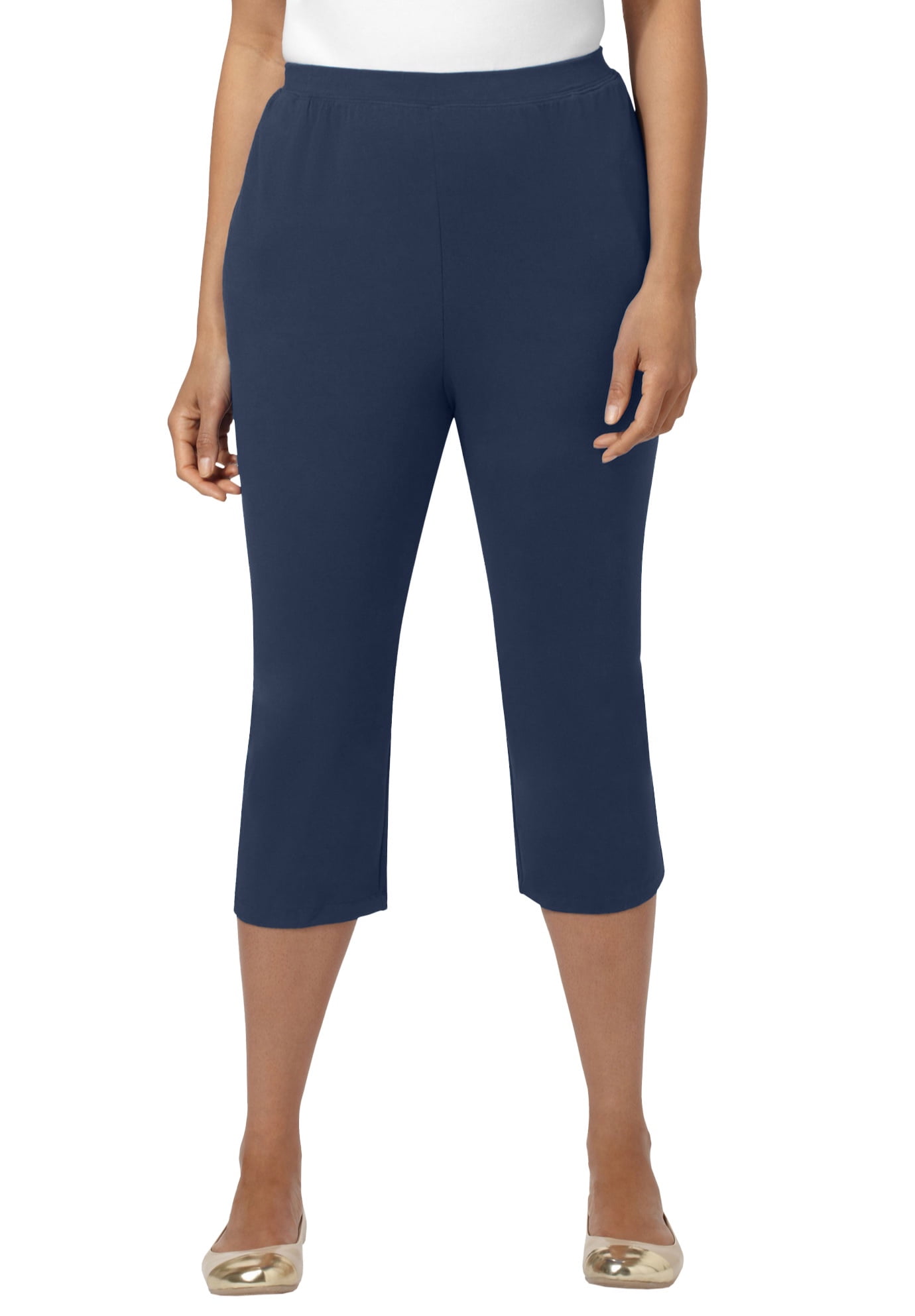 Catherines Women's Plus Size Suprema Capri - Walmart.com