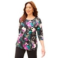 thumbnail image 1 of Catherines Women's Plus Size Suprema Feather Together Tee, 1 of 4