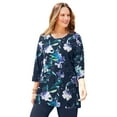thumbnail image 1 of Catherines Women's Plus Size Suprema Feather Together Tee, 1 of 6