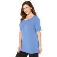 thumbnail image 1 of Catherines Women's Plus Size Suprema Pintuck Tee, 1 of 3