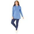thumbnail image 1 of Catherines Women's Plus Size Suprema Studio Half-Zip Grommet Pullover, 1 of 5