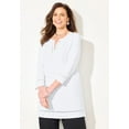 thumbnail image 1 of Catherines Women's Plus Size Suprema Studio Lattice Trim Tunic, 1 of 1