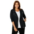 thumbnail image 1 of Catherines Women's Plus Size Suprema Studio Moto Jacket, 1 of 4