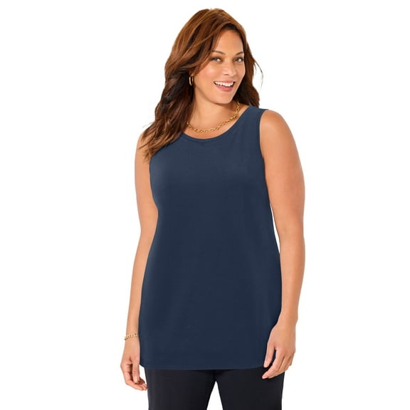 Catherines Women's Plus Size Suprema Studio Reversible Tank