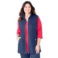 thumbnail image 1 of Catherines Women's Plus Size Suprema Studio Zip Front Vest, 1 of 6