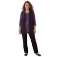 thumbnail image 1 of Catherines Women's Plus Size Suprema Studio Zip Front Vest, 1 of 6
