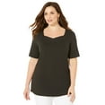 thumbnail image 1 of Catherines Women's Plus Size Suprema Sweetheart Tee, 1 of 2