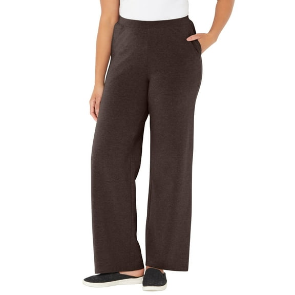 Catherines Women's Plus Size Suprema Wide Leg Pant