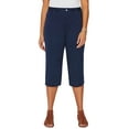 thumbnail image 1 of Catherines Women's Plus Size Tall Sateen Stretch Capri, 1 of 6