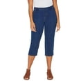 thumbnail image 1 of Catherines Women's Plus Size Petite The Knit Jean Capri (With Pockets), 1 of 4