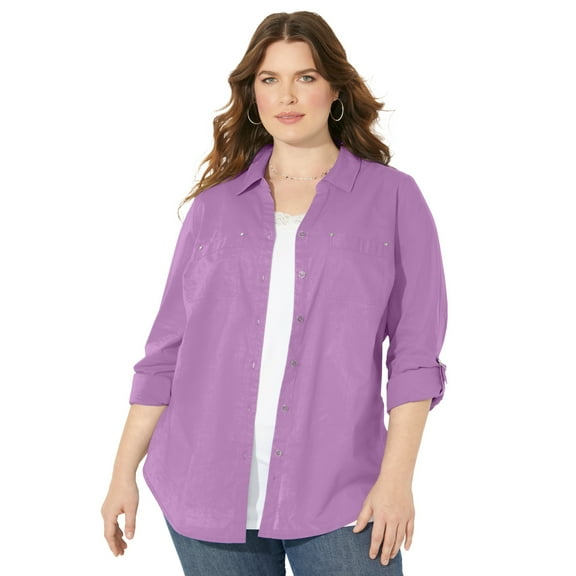 Catherines Women's Plus Size The New Utility Shirt