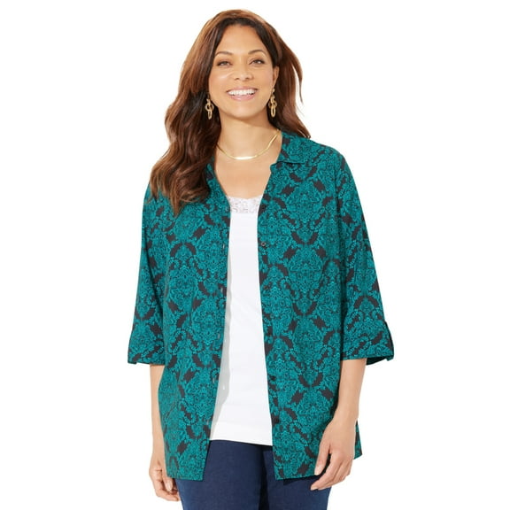 Catherines Women's Plus Size The Timeless Blouse