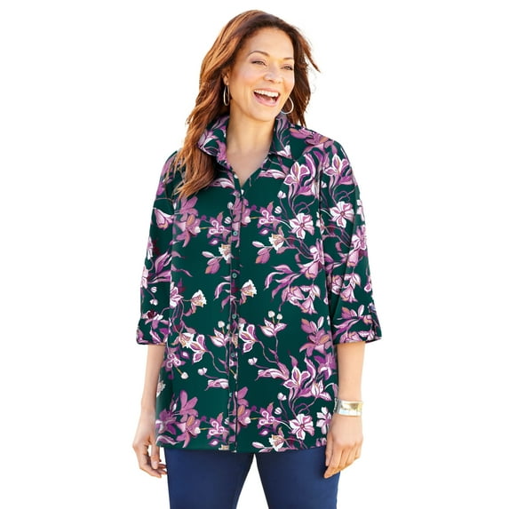 Catherines Women's Plus Size The Timeless Blouse