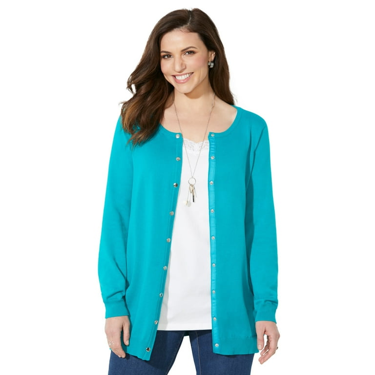 Catherines Women s Plus Size The Timeless Cardigan