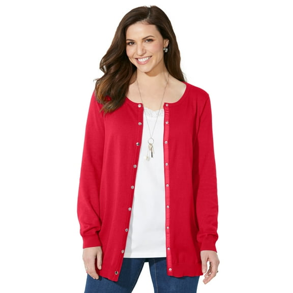 Catherines Women's Plus Size The Timeless Cardigan
