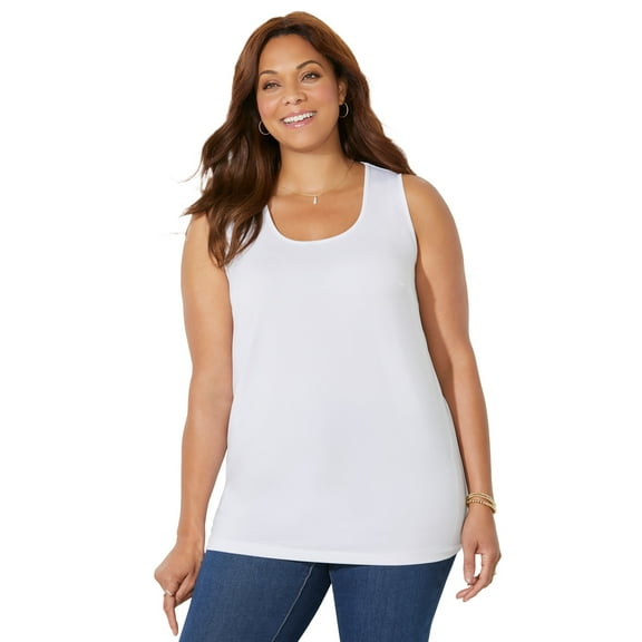 Catherines Women's Plus Size Dream Drape Timeless Tank