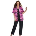 thumbnail image 1 of Catherines Women's Plus Size Timeless Short Sleeve Blouse, 1 of 4