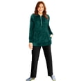 thumbnail image 1 of Catherines Women's Plus Size Ultimate Plush Half-Zip Pullover, 1 of 3