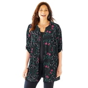 Catherines Womens Plus Size Uptown Tunic Blouse