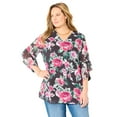thumbnail image 1 of Catherines Women's Plus Size Juliette Bell-Sleeve Blouse, 1 of 6