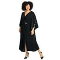 thumbnail image 1 of Catherines Women's Plus Size V-Neck Twist Maxi Dress, 1 of 3