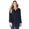 thumbnail image 1 of Catherines Women's Plus Size Velvet Peasant Tunic, 1 of 3